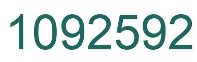 Number 1092592 green image