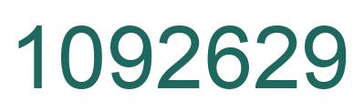 Number 1092629 green image