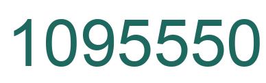 Number 1095550 green image
