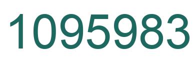 Number 1095983 green image