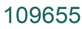 Number 109655 green image