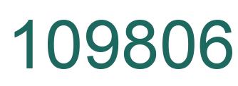 Number 109806 green image
