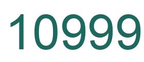 Número 10999 imagen verde