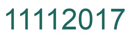 Number 11112017 green image
