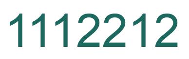 Número 1112212 imagen verde