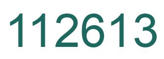 Número 112613 imagen verde