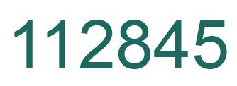 Número 112845 imagen verde