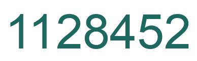 Número 1128452 imagen verde
