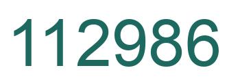 Número 112986 imagen verde