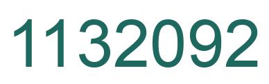 Number 1132092 green image