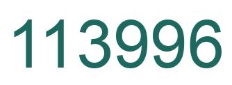 Número 113996 imagen verde