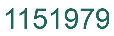 Número 1151979 imagen verde