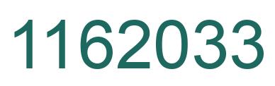 Número 1162033 imagen verde