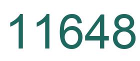 Zahl 11648 grün bild