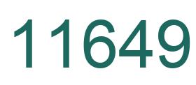 Zahl 11649 grün bild