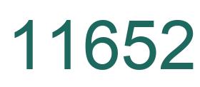 Zahl 11652 grün bild