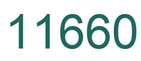 Zahl 11660 grün bild