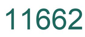 Zahl 11662 grün bild