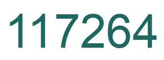 Número 117264 imagen verde