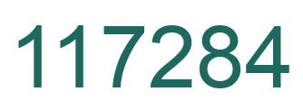 Número 117284 imagen verde