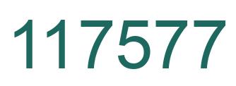 Número 117577 imagen verde