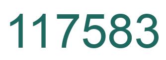 Número 117583 imagen verde