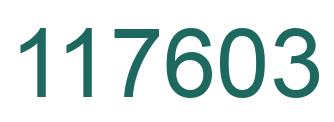 Número 117603 imagen verde