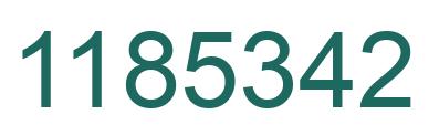 Número 1185342 imagen verde