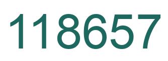 Número 118657 imagen verde