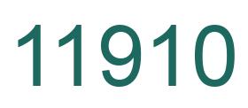 Number 11910 green image