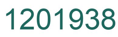 Número 1201938 imagen verde