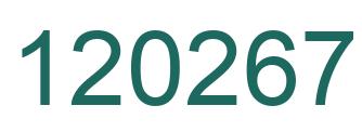 Number 120267 green image