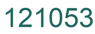 Number 121053 green image