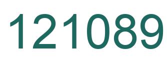 Number 121089 green image