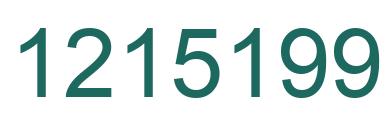 Número 1215199 imagen verde