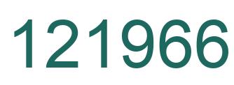 Number 121966 green image