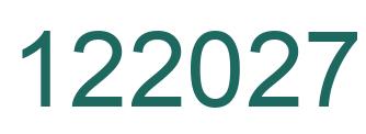Number 122027 green image