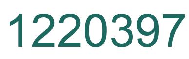 Número 1220397 imagen verde