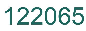 Number 122065 green image