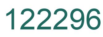 Number 122296 green image