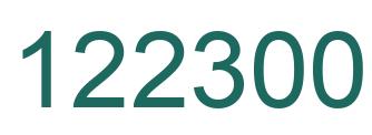 Número 122300 imagen verde