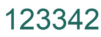 Número 123342 imagen verde
