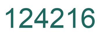 Número 124216 imagen verde