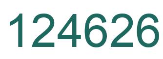 Número 124626 imagen verde