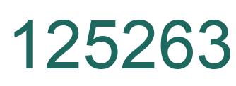 Número 125263 imagen verde