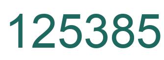 Número 125385 imagen verde