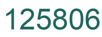 Número 125806 imagen verde