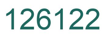 Number 126122 green image