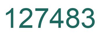 Número 127483 imagen verde