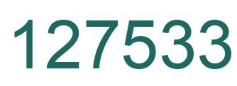 Número 127533 imagen verde